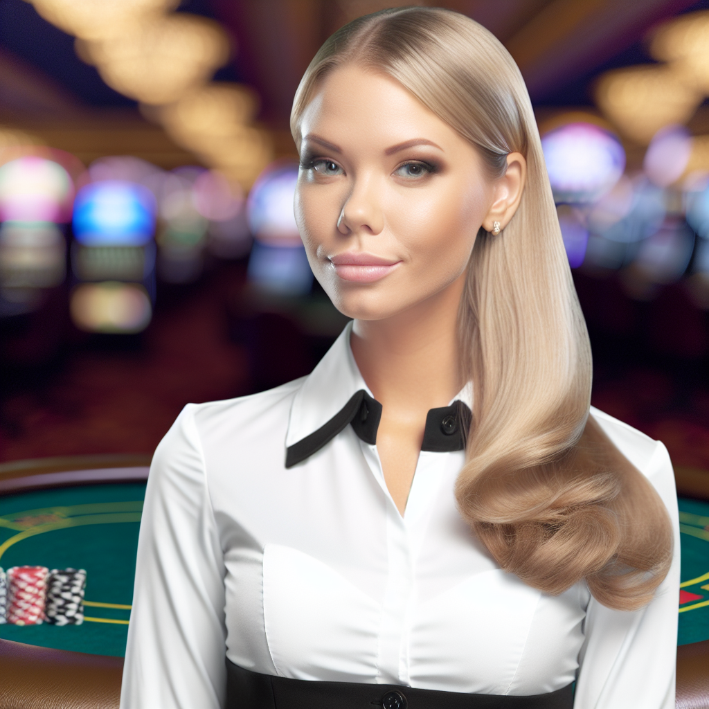 Beginner entering live casino gaming environment